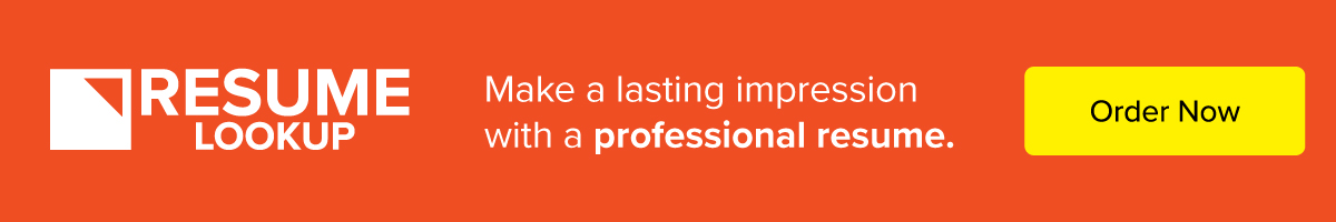 Make a lasting impression with a professional resume.
